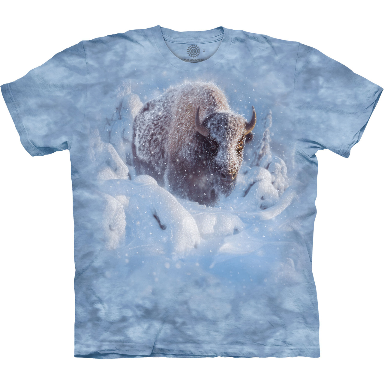 In Deep Winter Bison Classic Cotton T-Shirt | The Mountain Shirts