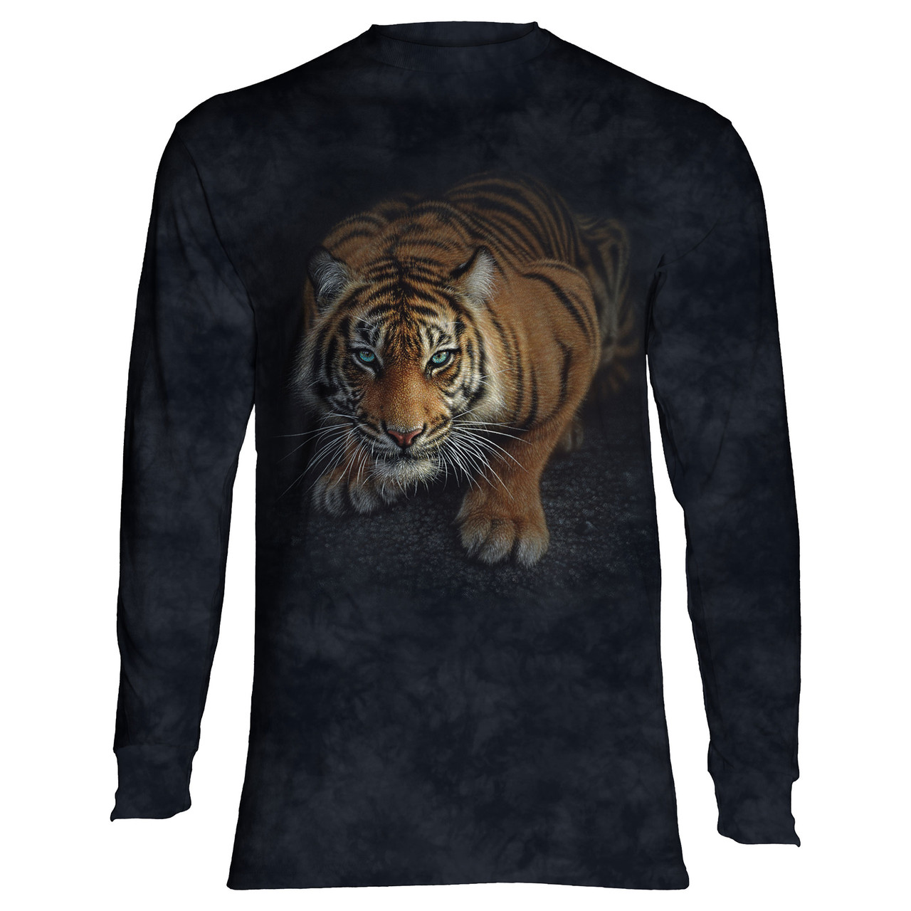 トップス DAIRIKU Tiger L-S Shirts with Money Clip Crouching Tiger Classic Cotton T-Shirt | The Mountain Shirts
