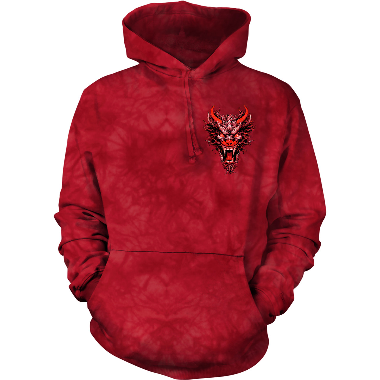 Double Dragon Blossom Classic Hoodie Sweatshirt | The Mountain Shirts