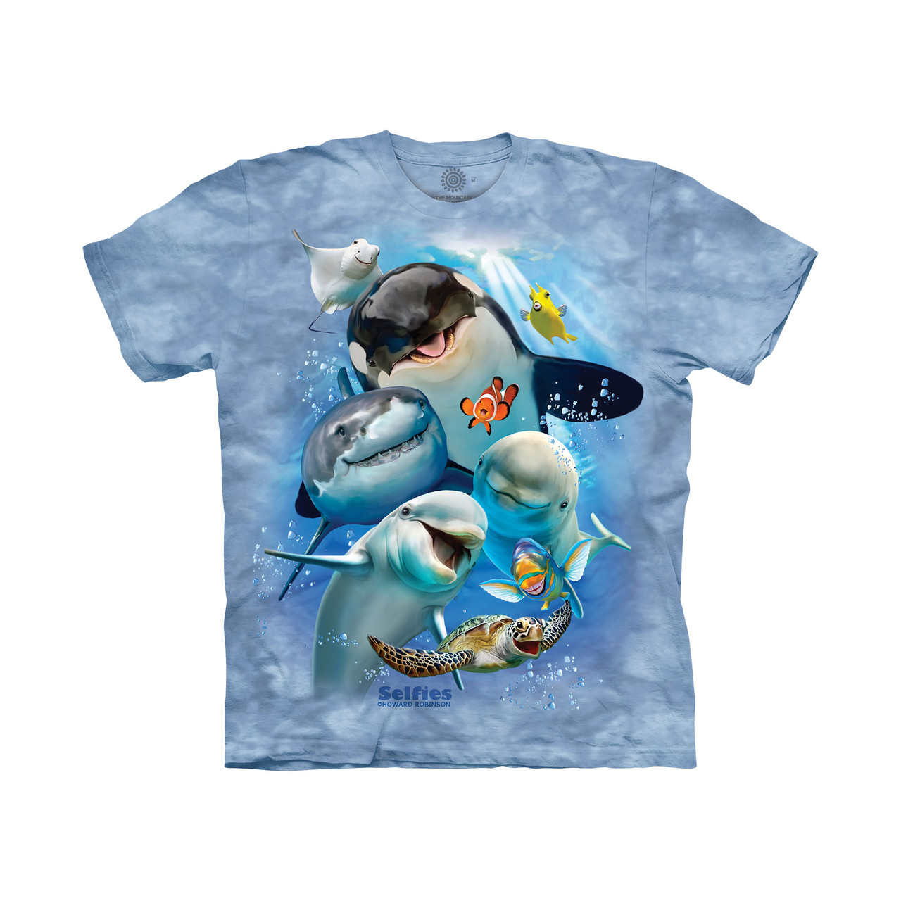 Ocean Selfie Classic Cotton T-Shirt | The Mountain Shirts