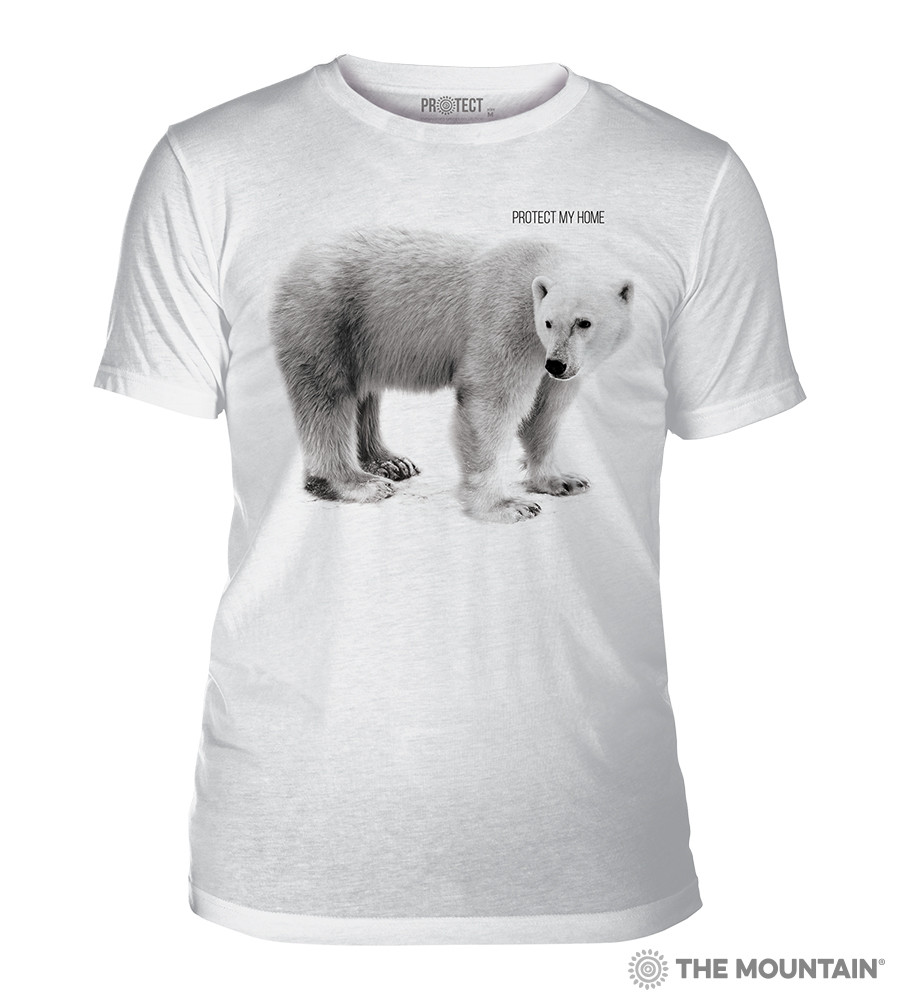 Protect My Home Polar Bear Classic Cotton T-Shirt | The Mountain