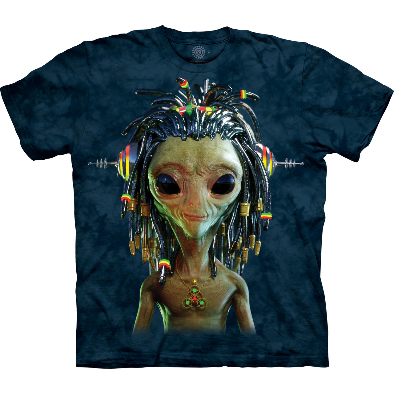 Cosmic Alien Classic Cotton T-Shirt | The Mountain Shirts