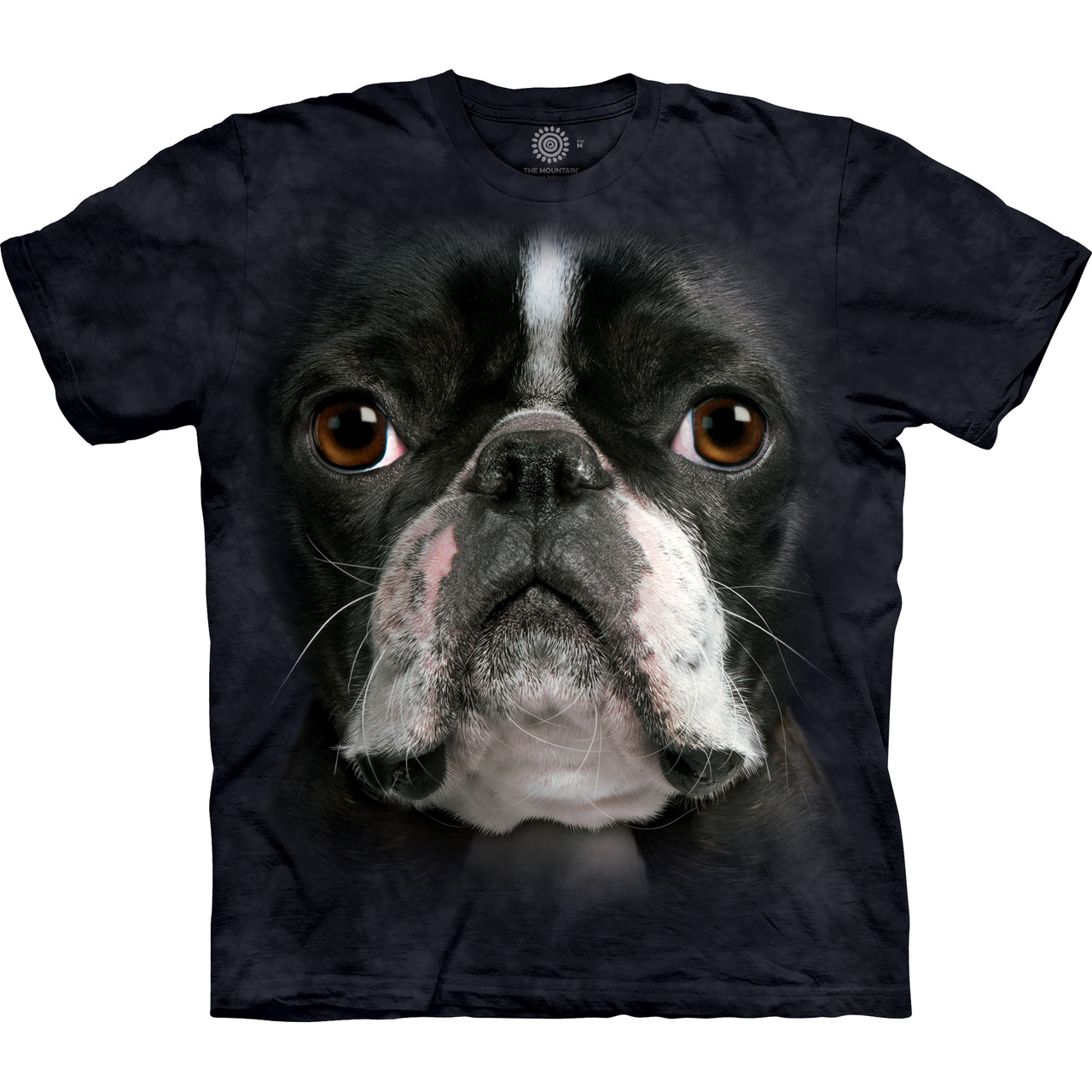Boston Terrier Face Classic Cotton T-Shirt The Mountain Shirts
