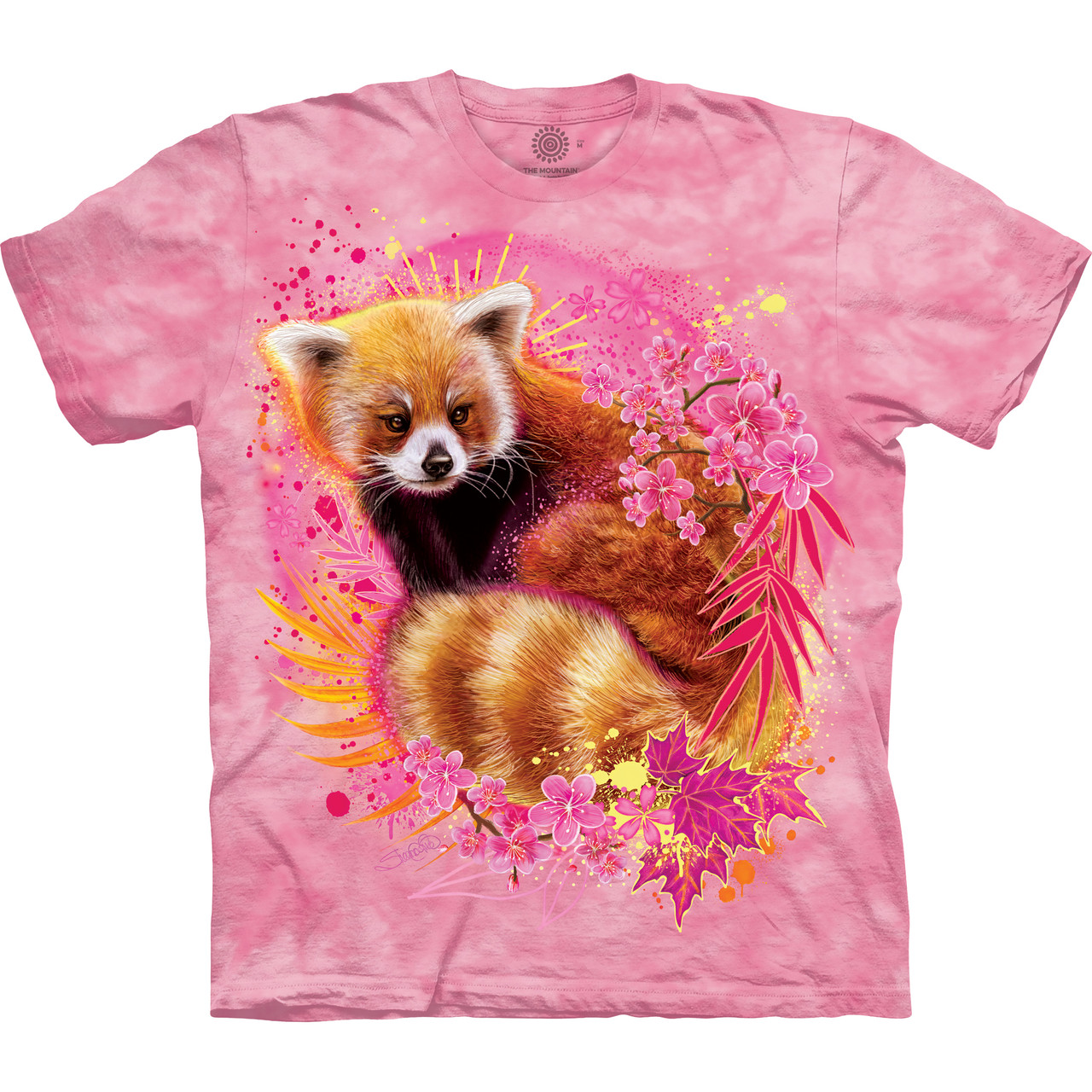 Red Panda Spirit Classic Cotton T-Shirt | The Mountain Shirts