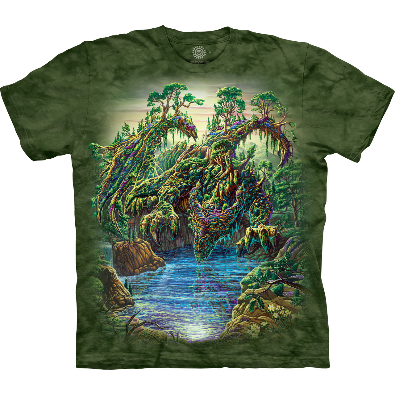 Talamh Dreig Earth Dragon Classic Cotton T-Shirt | The Mountain Shirts