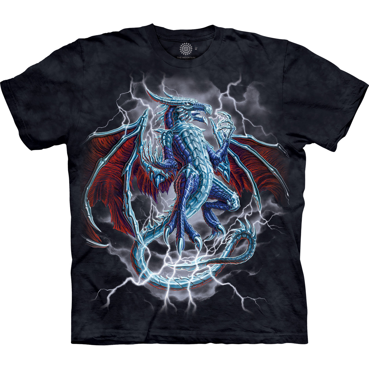 Adtonitum Lightning Dragon Classic Cotton T-Shirt | The Mountain 