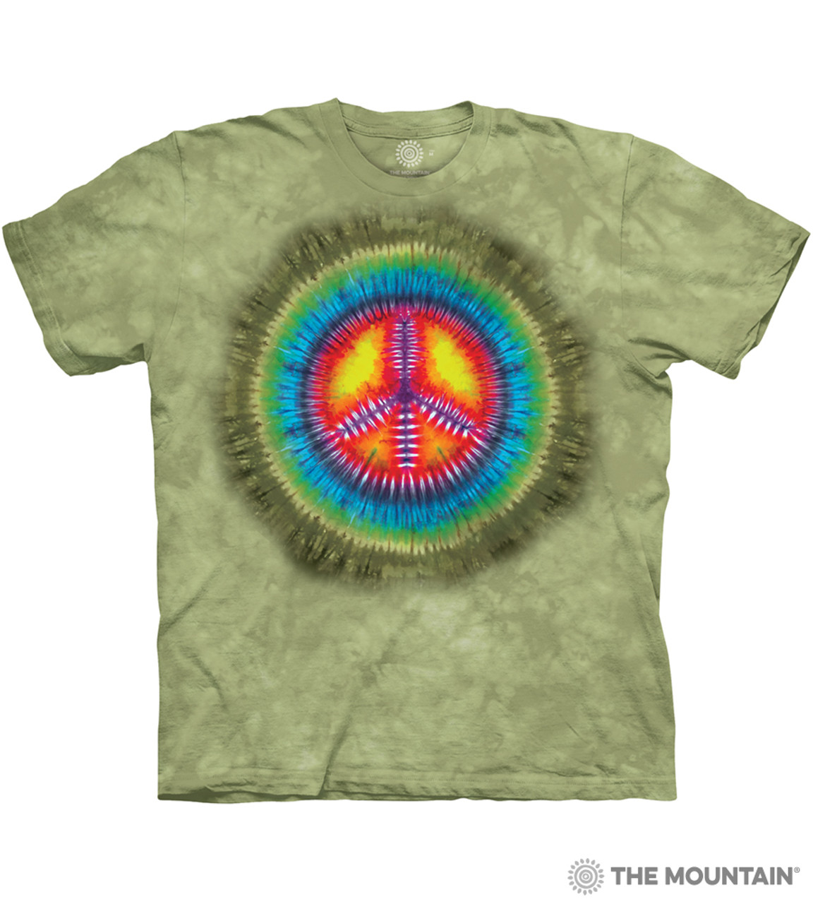 Peace Tie Dye Classic Cotton T-Shirt