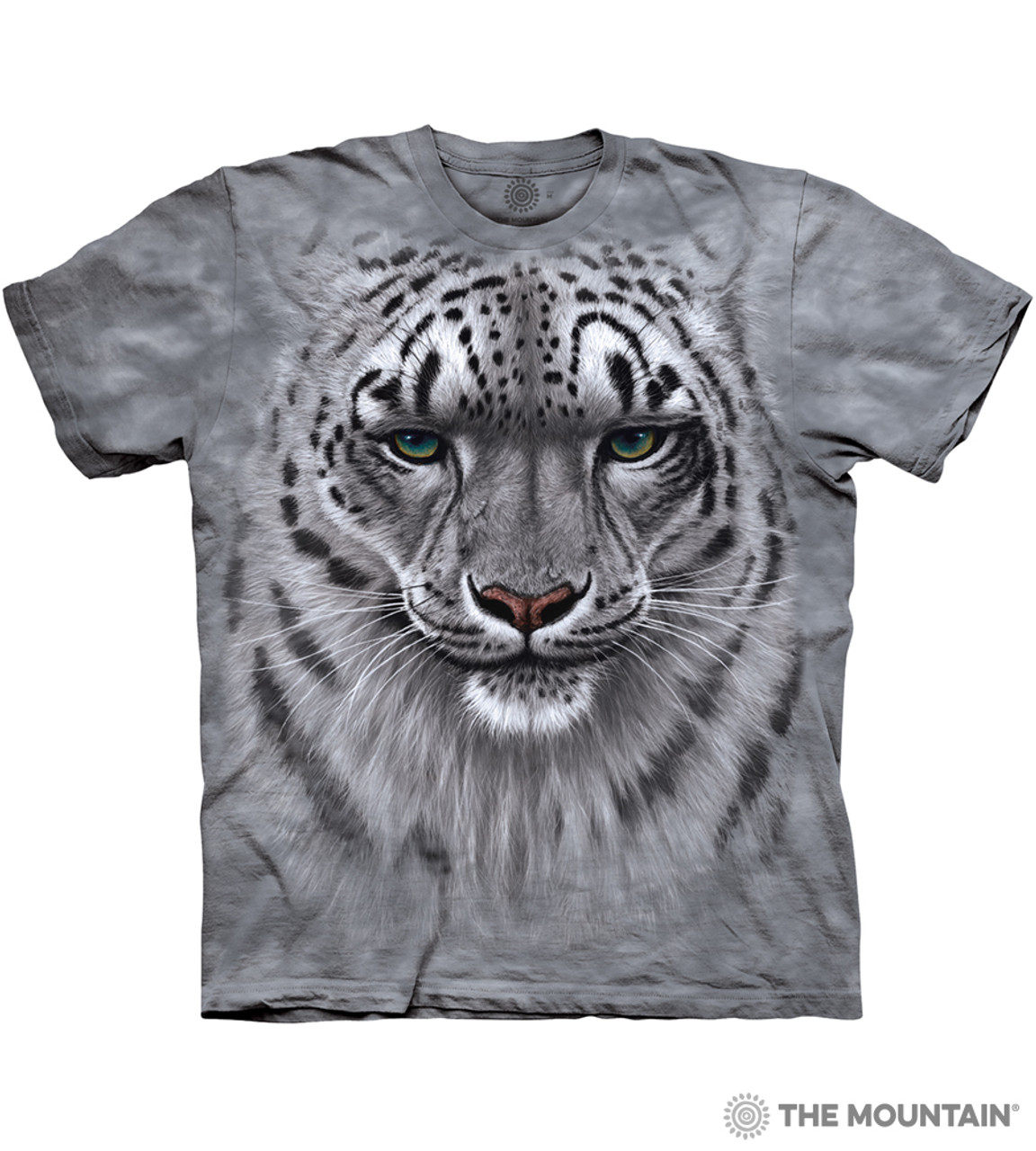 Snow Leopard Portrait The Mountain Adult Unisex T Shirt
