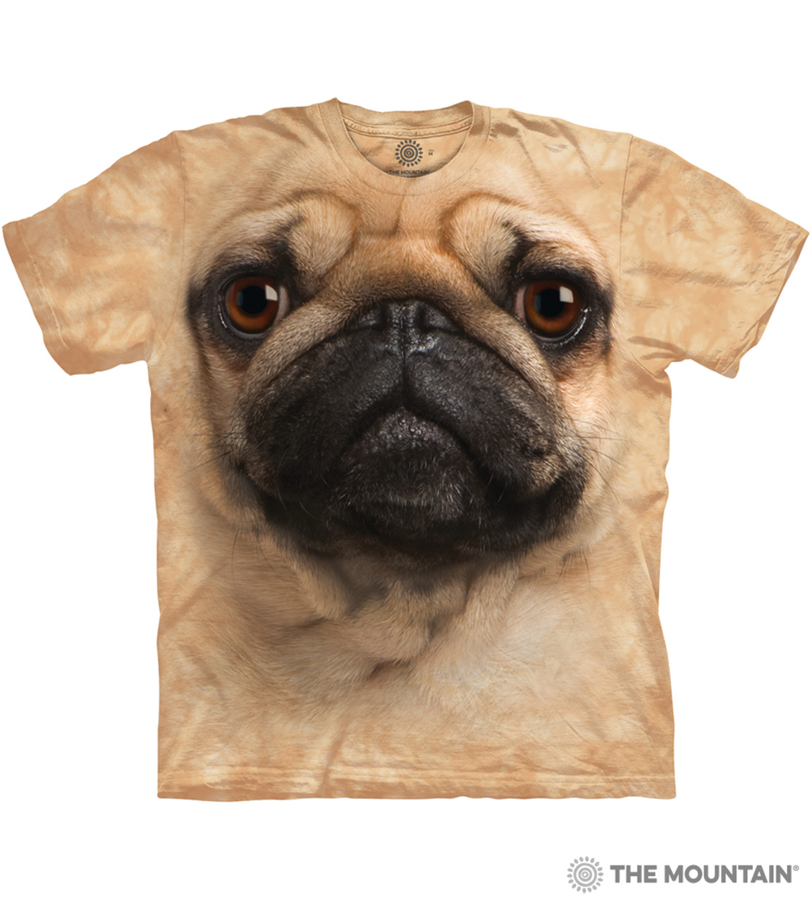 The Mountain Adult Unisex T-Shirt - Pug