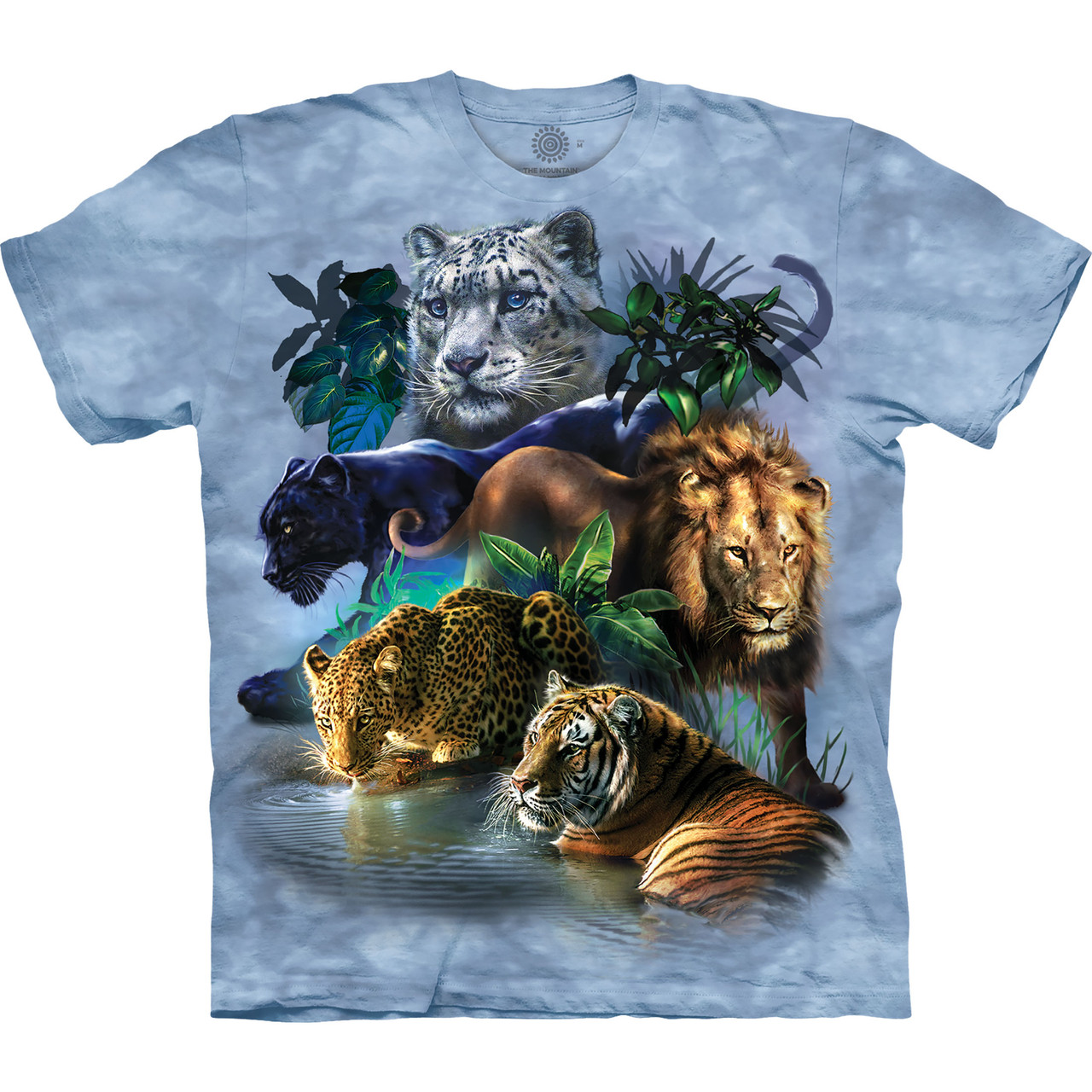 Big Cats Jungle Classic Cotton T-Shirt Tee