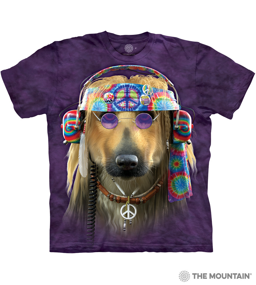 Mountain Groovy Dog Classic Cotton T-Shirt