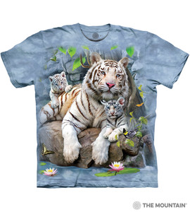 White Tigers Of Bengal Classic Cotton T-Shirt