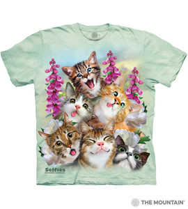 Kittens Selfie Classic Cotton T-Shirt