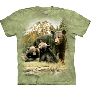 Black Bear Family Kids' T-Shirt