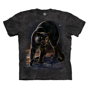 Black Panther Night Classic Cotton T-Shirt | The Mountain Shirts