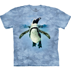 Swimming Penguin Classic Cotton T-Shirt