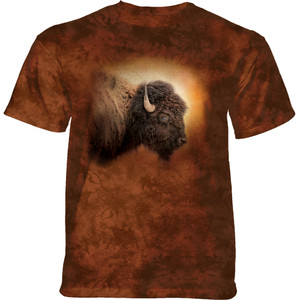 Bison Sunset Classic Cotton T-Shirt