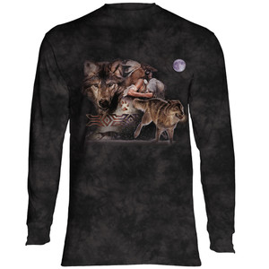 Three Wolf Moon Christmas Classic Cotton T-Shirt | The Mountain Shirts