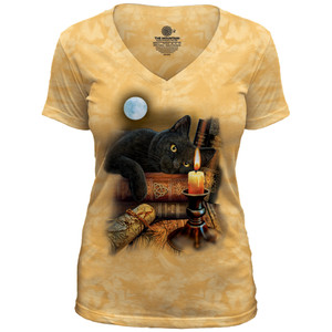 The Witching Hour Yellow V-Neck Triblend Tee - Limited Edition