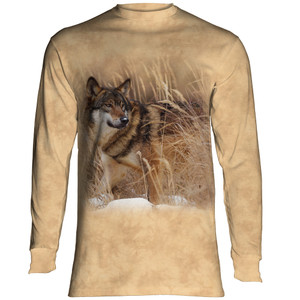Winter Wolf Portrait Classic Long-Sleeve T-Shirt
