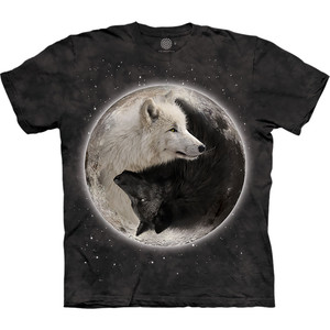 Ying Yang Wolves Classic Cotton T-Shirt