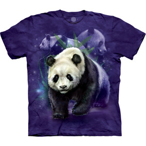 Panda Cuddles Classic Cotton T-Shirt | The Mountain Shirts
