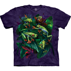 Red Eyed Collage Classic Cotton T-Shirt