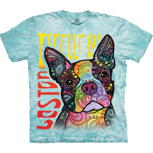 Boston Terrier Luv Classic Cotton T-Shirt