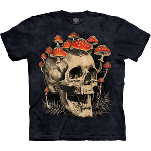 Mushroom Skull Classic Cotton T-Shirt