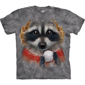 Snowball Raccoon Classic Cotton T-Shirt