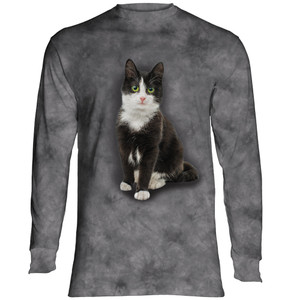 Black And White Cat Classic Long-Sleeve T-Shirt