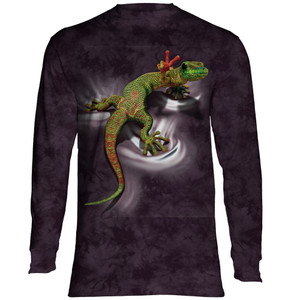 Peace Out Gecko Classic Long-Sleeve T-Shirt