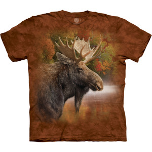 Autumn Moose Classic Cotton T-Shirt | The Mountain Shirts
