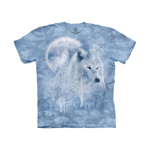 White Wolf Moon Kids' T-Shirt