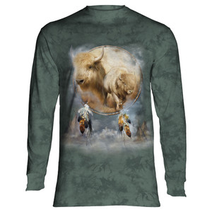 White Buffalo Shield Classic Long-Sleeve T-Shirt