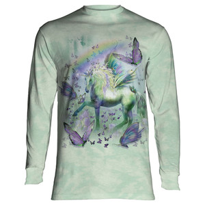 Unicorn & Butterflies Classic Long-Sleeve T-Shirt