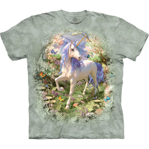 Aurora Unicorn Classic Cotton T-Shirt | The Mountain Shirts
