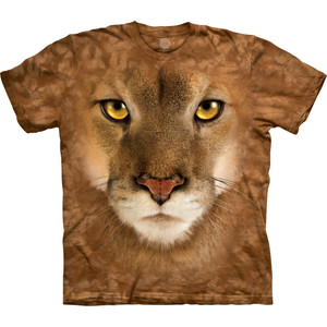 Mountain Lion Face Classic Cotton T-Shirt