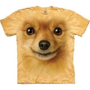 Pomeranian Face Classic Cotton T-Shirt