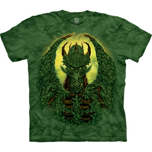 Green Man Dragon Classic Cotton T-Shirt