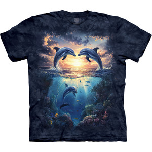 Dolphin Family Trio Classic Cotton T-Shirt