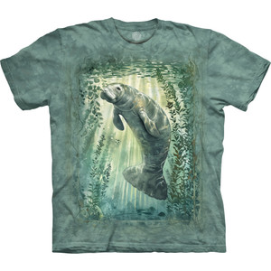 Sunlit Manatee Classic Cotton T-Shirt