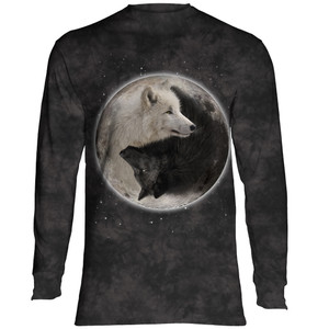 Ying Yang Wolves Classic Long-Sleeve T-Shirt