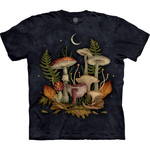 Autumn Mushrooms Classic Cotton T-Shirt