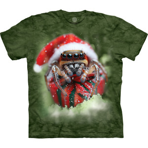 Santa'S Spider Classic Cotton T-Shirt