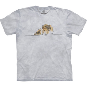 Tiger Line Sketch Classic Cotton T-Shirt