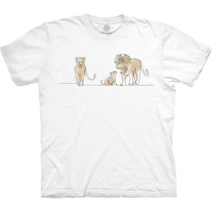 Lion Sketch Classic Cotton T-Shirt
