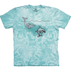 Dolphin Sketch Classic Cotton T-Shirt