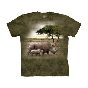 Mama & Baby White Rhino Kids' T-Shirt