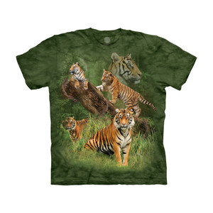 Wild Tiger Collage Kids' T-Shirt